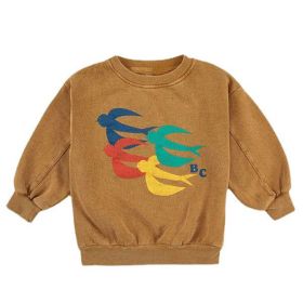 EnkeliBB Children Winter Long Sleeve T-shirt BC Kids Brand Pullovers Boys Girls Super Fashion Designer Fleeced Tops Sweatshirts (Color: 23, size: 90cm 18-24M)