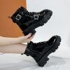 2022 New Fashion Winter Women Boots Warmth Platform Ankle Boots Ankle Women Casual Booties Round Toe Women's Shoes Botas Mujer