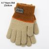 6-10 Years Old New Fashion Kids Thick Knitted Gloves Warm Winter Gloves Children Stretch Mittens Boy Girl Infant Accessories