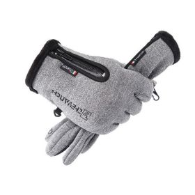 Winter Gloves Waterproof Thermal Touch Screen Thermal Windproof Warm Gloves Cold Weather Running Sports Hiking Ski Gloves (Color: 1, size: L)