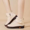 Winter new large size women high top soft sole comfortable casual cotton shoes warm cotton boots 36-44