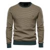 Men's Slim Fit Sweater Casual Knitted Solid Sweaters