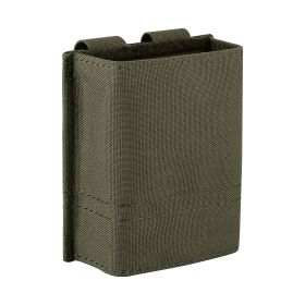 KRYDEX Tactical 5.56 .223mm Magazine Pouch Single M4 Rifle Magazine Pouch Holder Compatible Belt & MOLLE Hunting Accessories (Color: Ranger Green)