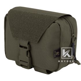 KRYDEX Tactical Rip Away Medical Pouch Tear Off First Aid IFAK Pouch MOLLE EMT Holder 4 Colors Outdoor Emergency Survival Bag (Color: Ranger Green)