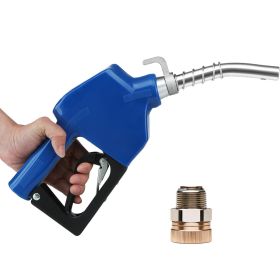 VEVOR Automatic Fuel Nozzle Shut Off Fuel Refilling 3/4" NPT 13/16" Spout Diesel (Color: Blue)