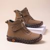 Winter new large size women high top soft sole comfortable casual cotton shoes warm cotton boots 36-44