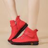 Winter new large size women high top soft sole comfortable casual cotton shoes warm cotton boots 36-44