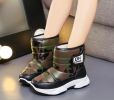 New winter soft-soled non-slip and fleece children's boots thickened snow boots for boys and girls