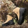 Men's winter new large size outdoor field training field training boots Hiking shoes Hiking shoes men's ankle boots