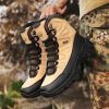 Men's winter new large size outdoor field training field training boots Hiking shoes Hiking shoes men's ankle boots