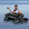 Portable Fishing Boat with 3 Detachable Storage Boxes