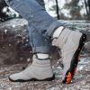 New men's and women's five-finger outdoor cotton shoes high top winter snow boots plush warm men's cotton shoes 36-47