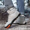 New men's and women's five-finger outdoor cotton shoes high top winter snow boots plush warm men's cotton shoes 36-47