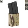 KRYDEX Tactical 5.56 .223mm Magazine Pouch Single M4 Rifle Magazine Pouch Holder Compatible Belt & MOLLE Hunting Accessories