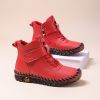 Winter new large size women high top soft sole comfortable casual cotton shoes warm cotton boots 36-44