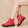 Winter new large size women high top soft sole comfortable casual cotton shoes warm cotton boots 36-44