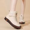 Winter new large size women high top soft sole comfortable casual cotton shoes warm cotton boots 36-44