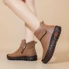 Winter new large size women high top soft sole comfortable casual cotton shoes warm cotton boots 36-44